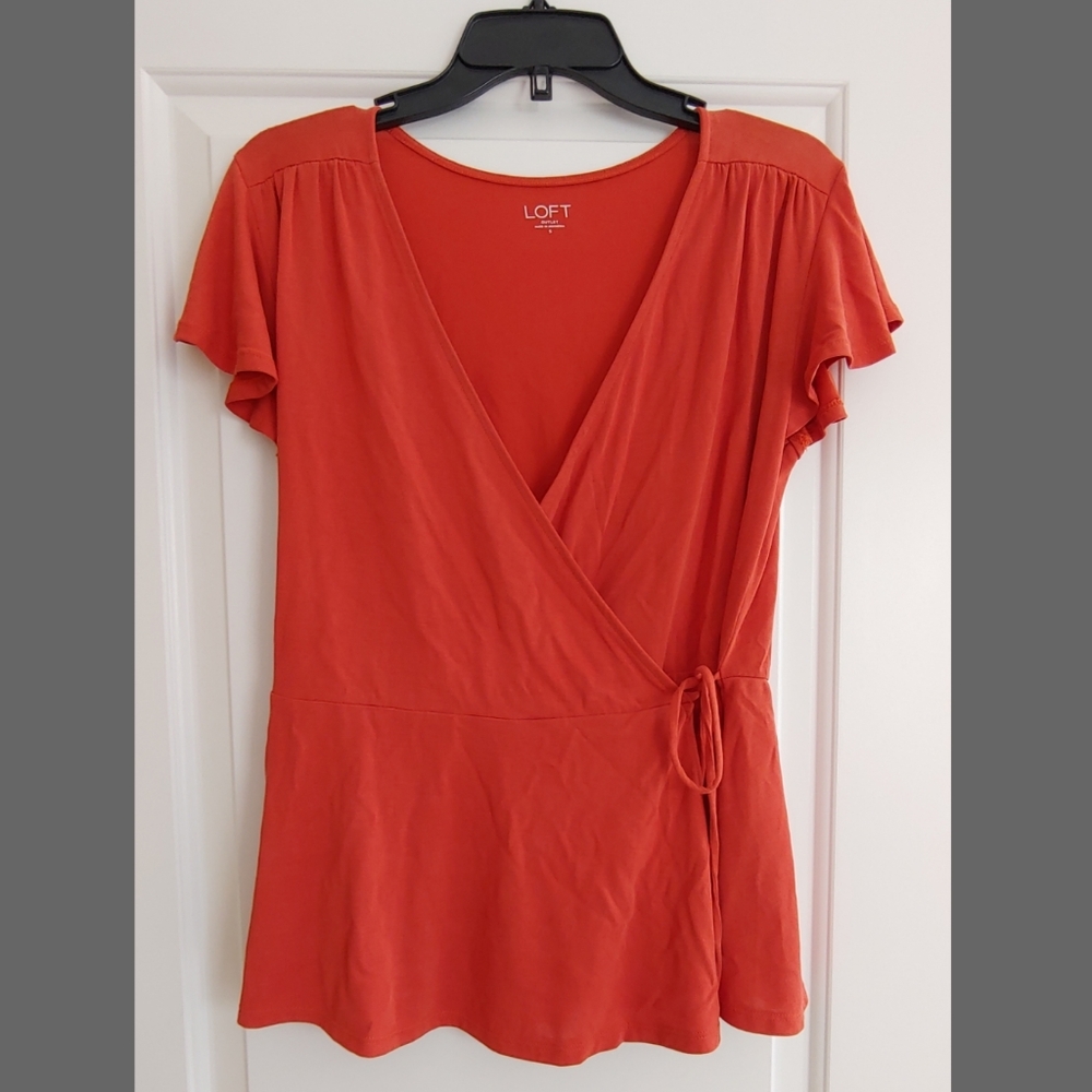 LOFT outlet Orange Blouse - Size S